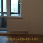 Приёмка квартиры в ЖК Новое Мурино: отклонение по горизонтали радиатора 10 мм