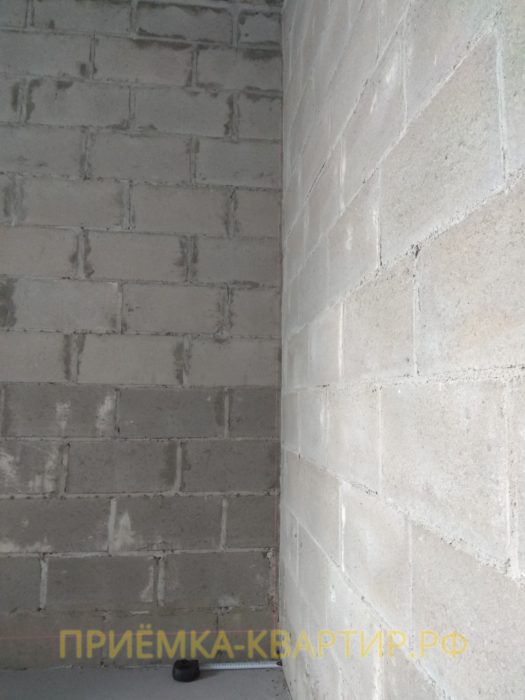 Приёмка квартиры в ЖК Капитан Немо: отклонение по вертикали 20 мм