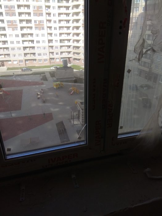Приёмка квартиры в ЖК Муринский Посад: поврежден стеклопакет