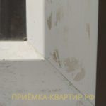 Приёмка квартиры в ЖК Ясно Янино: повреждение профиля окна