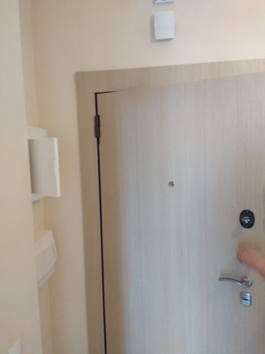 Приёмка квартиры в ЖК Лайф Приморский: необходима регулировка входной двери