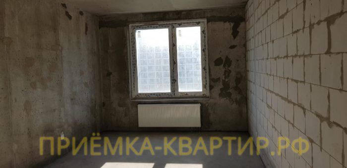 Приёмка квартиры в ЖК Царская Столица: Отклонение правой стены по вертикали свыше 25 мм