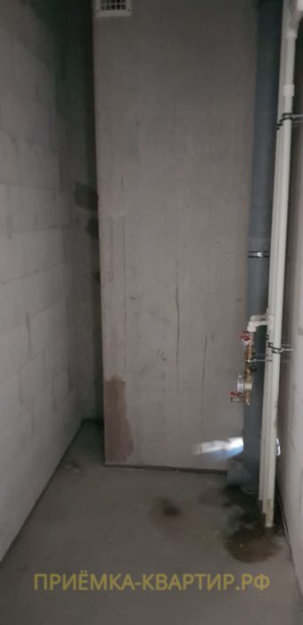 Приёмка квартиры в ЖК Царская Столица: Отклонение стены по вертикали свыше 25 мм