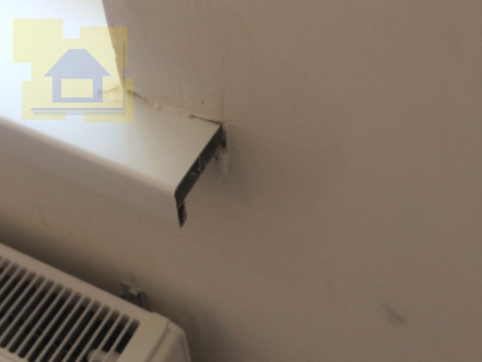 Приёмка квартиры в ЖК 4YOU: Отсутствует заглушка подоконника