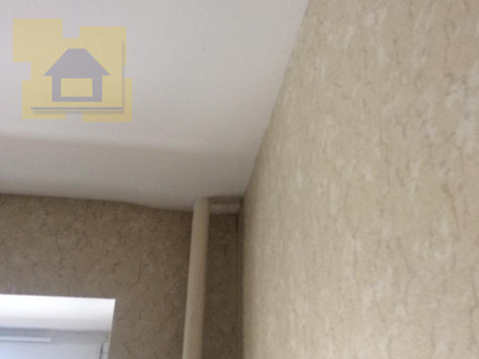 Приёмка квартиры в ЖК Северная Долина: Местная неровность на потолке( перепад 1см.)