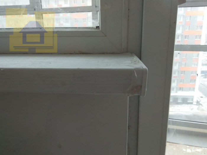 Приёмка квартиры в ЖК 4YOU: Подоконник загрязнён