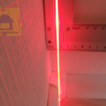 Приёмка квартиры в ЖК Калейдоскоп: Перепад стены по вертикали на всю высоту 16 мм