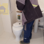 Приёмка квартиры в ЖК Новое Янино: Арматура унитаза пропускает воду