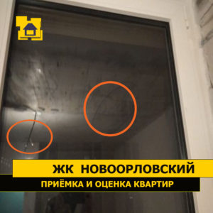 Приёмка квартиры в ЖК Новоорловский: Царапины по стеклопакету