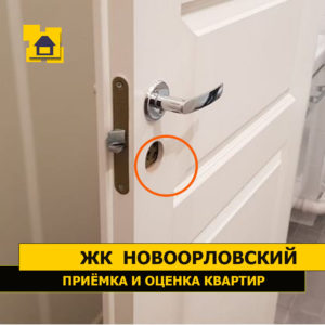 Приёмка квартиры в ЖК Новоорловский: Дверной замок сломан