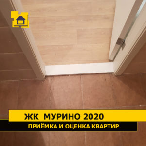 Приёмка квартиры в ЖК Мурино 2020: Не закреплен дверной порог